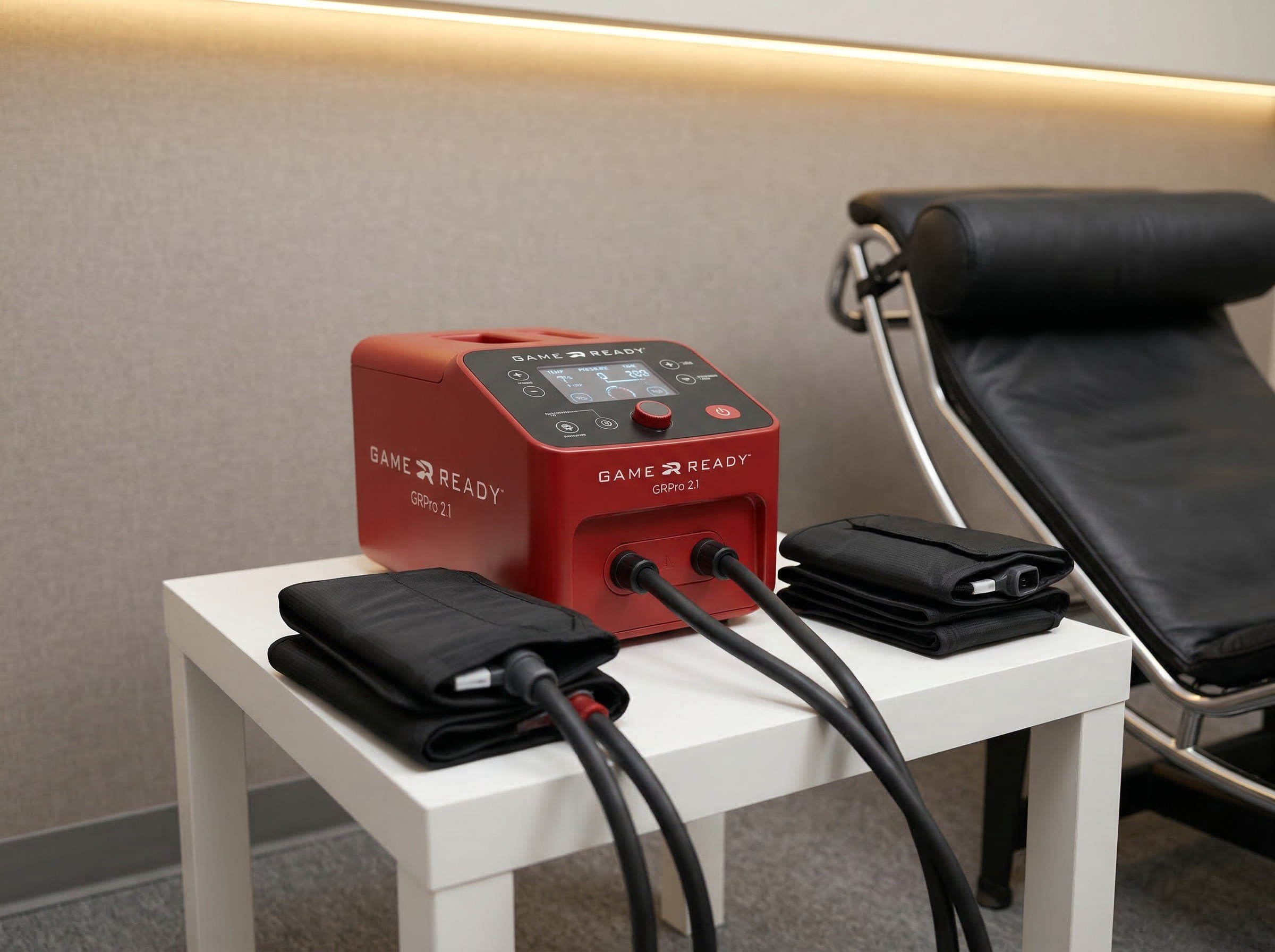 Game Ready cold and compression therapy device